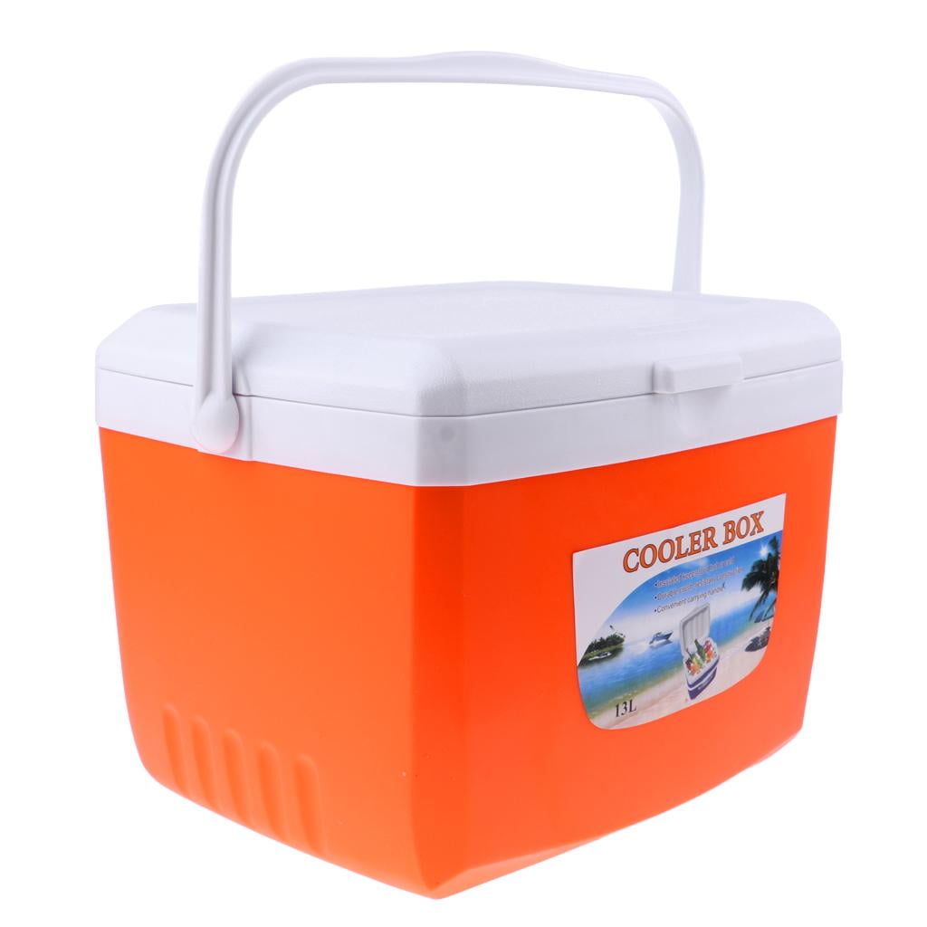 5L 13L Outdoor Camping Ice Chest Box With Handle 3 Colors , 13L orange
