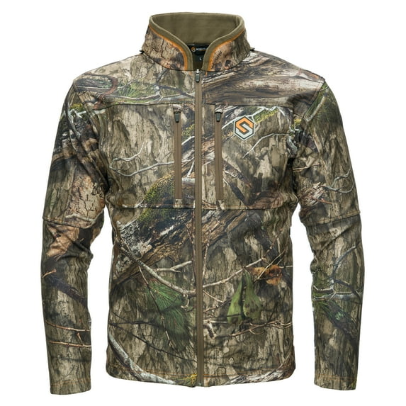 ScentLok Headhunter II Midweight Water Repellent Camo Hunting Jacket for Men (MO Country DNA, X-Large)