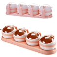 thumbnail image 1 of Boîte à Assaisonnement, Support à Assaisonnement Pots à Épices, Contenant de Rangement Pots à Condiments, 4 Pcs PS Cruet avec Couvercle et Cuillère Rose4, 1 of 5