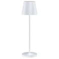 thumbnail image 1 of Lámpara de mesa LED regulable para interior y exterior, recargable, con funcionamiento a batería, IP54, luz blanca cálida, 240 lm, concentrador de carga USB, 1 of 7