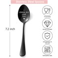 thumbnail image 2 of 2Pcs Black Cereal Spoon Gifts for Him Her Mens Valentine's Day Birthdays Thanksgiving Christmas Gifts Stocking Stuffers,I Cerealsly Love You Spoon Valentines Day Gifts., 2 of 6