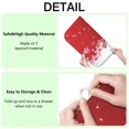thumbnail image 4 of Red Christmas Snowflake Pattern Dish Drying Mat for Kitchen 1 Pack, Ultra Absorbent Microfiber Dishes Drainer Mats,18x24in(46x61cm), 4 of 4
