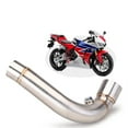 thumbnail image 2 of Exhaust System Middle Link Pipe Motorcycle Stainless Steel Connecting Tube Slip On For CBR600RR F5 2005-2018 2019, 2 of 5
