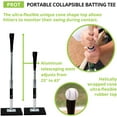 thumbnail image 2 of Champion Sports Steel and Aluminum Stem with Rubber Cone Pro Baseball Tee Adjustable Practice Tee with High Density Base, 2 of 7