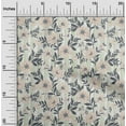 thumbnail image 1 of oneOone Cotton Jersey Gray Fabric Stripe|Leaves & Floral Artistic Fabric For Sewing Printed Craft Fabric By The Yard 58 Inch Wide, 1 of 4
