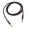 thumbnail image 2 of 3.5mm AUX Audio Cable 3.5mm Speaker Cable 4 Pole Nylon Headphone Car MP3 AUX Extension Cable Male, 2 of 6
