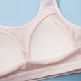 thumbnail image 4 of Girls Training Bra Cotton Sports Bralette Seamless Cami Crop Bras Breathable and Comfortable Mesh Sports Bra, 1 Pack, 4 of 9