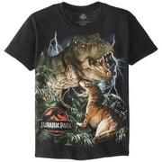 Jurassic Park - Lightning Collage Youth T-Shirt
