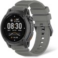 thumbnail image 1 of wonima11 For COROS Nomad Silicone Bands,Soft Silicone Breathable Strap Sport Band for Men Women Compatible with COROS NOMAD-Gray, 1 of 1