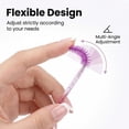 thumbnail image 5 of 50Pcs Disposable Lash Mascara Brushes, Spiral Lash Brush Applicators with Crystal Handles, Applicator Brow Brush Makeup Set, Lash Brush Makeup Tool, Purple, 5 of 7