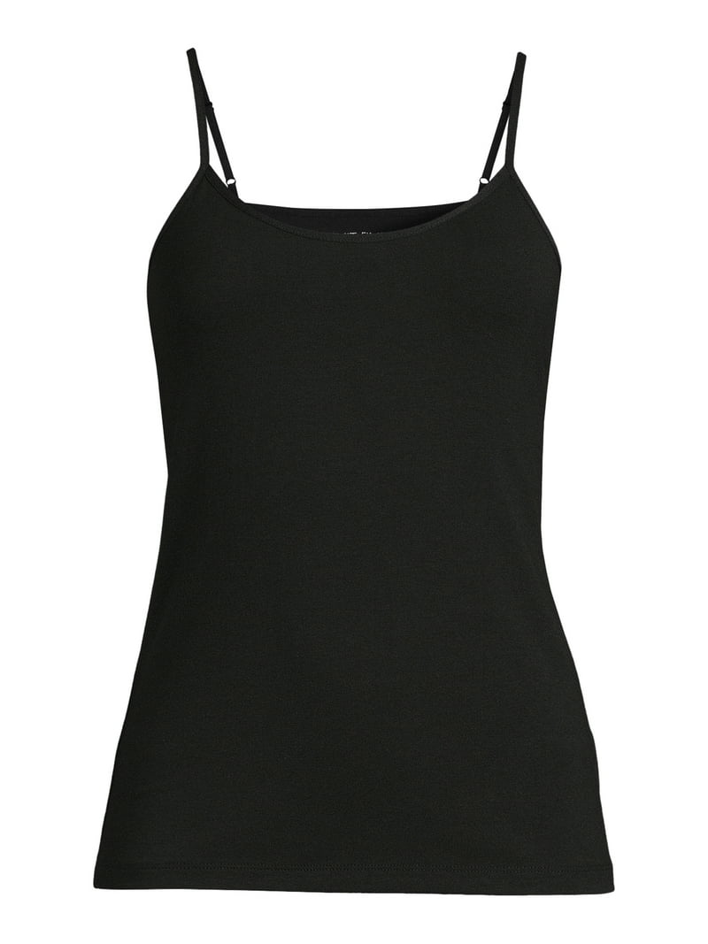 Time and Tru Women's Cami Top with Adjustable Spaghetti Straps