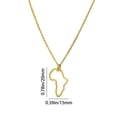thumbnail image 4 of Map of Africa Pendant Necklace for Women Fashion Jewelry Accessories Gift, 4 of 6