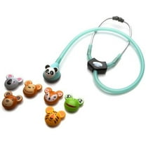 ADC Adscope Adimals 618 Pediatric Stethoscope with Tunable AFD Technology, 30 inch Length, Seafoam