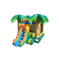 thumbnail image 3 of HeroKiddo Tropical Breeze Inflatable Bounce House with Slide, Wet & Dry Combo, Basketball Hoop, Indoor/Outdoor, 3 of 5