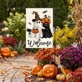 thumbnail image 4 of Sm:)e Ghost Jack O Halloween Garden Flag 12 x 18 Inch, Double-Sided Printing, Outdoor Welcome Decor for Yards, 4 of 8