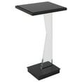 thumbnail image 5 of Uttermost Angle 22.75" Contemporary Metal & Acrylic Accent Table in Black, 5 of 9