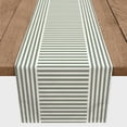 thumbnail image 3 of Creative Products Patchwork Stripe Sage Green 16x90 Poly Twill Table Runner, 3 of 3