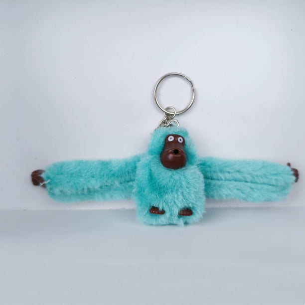 Colgante de bolso de mono de peluche, bolso de mensajero, mochila, llavero, muñeco colgante, llavero