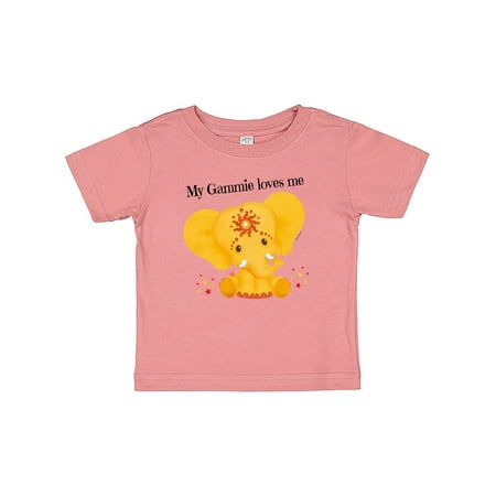 

Inktastic Etana Gammie loves me Gift Baby Boy or Baby Girl T-Shirt