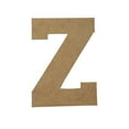 thumbnail image 1 of Wooden Letter Unfinished, Collegiate Font, Craft Cutout, 1 of 3