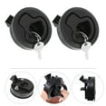 thumbnail image 2 of landege 4pcs Flush Pull Slam Latches Deck Hatch Handles Door Cabinet Pulls for Boat, 2 of 11