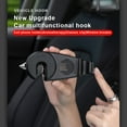 thumbnail image 4 of sweethay Universal multifuncional coche gancho reposacabezas percha soporte para teléfono móvil perchero plegable organizador de camiones accesorios Ventana automotriz sweethay VI001899-00B, 4 of 6