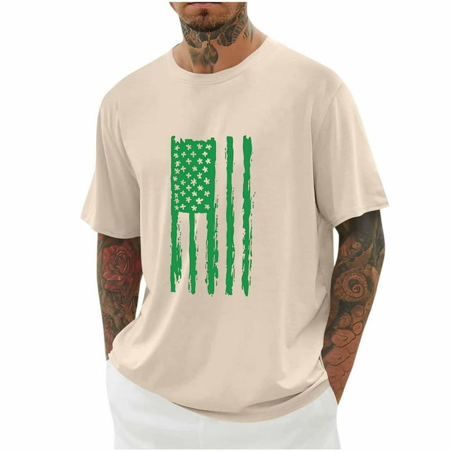 Tops para hombre, blusas y camisas de cuello redondo y manga corta para hombre, blusas casuales de moda con cuello redondo y manga corta para hombre, blusas para hombre