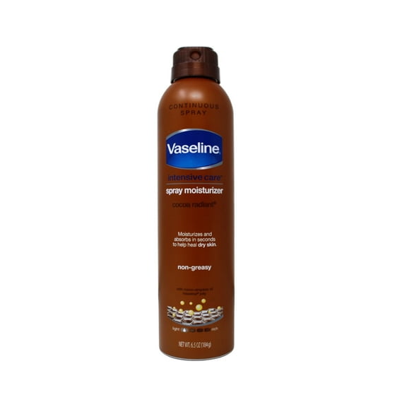 VaselineÂ® Intensive Care Spray Moisturizer (Cocoa Radiant Spray & Go Moisturizer - 6.5 oz)