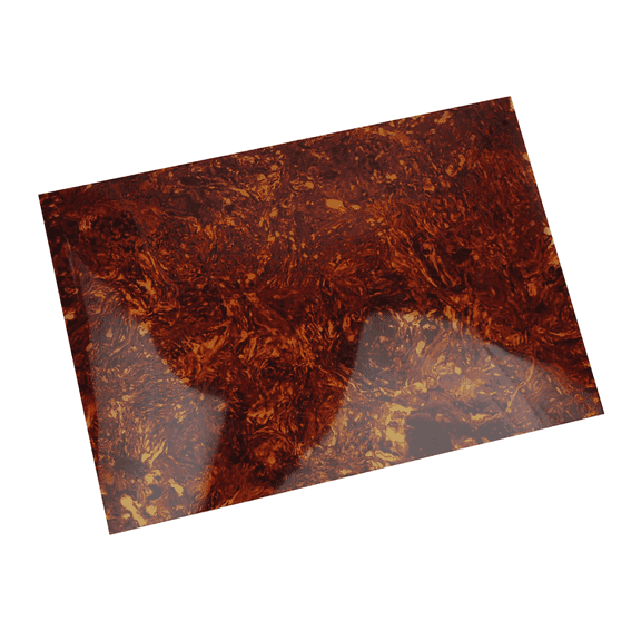 12x8.5'' Acoustic Guitar Scratch Plate Sheet Pickguard Material Sheet Brown Tortoise