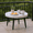 White, variant on Homy Casa Round Outdoor Dining Table for 2, Small Patio Bistro Table for Balcony, White