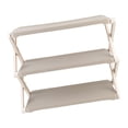 thumbnail image 1 of Plegador De Zapatos Plegable, Organizador Compacto, SE Adapta A Zapatos De Tamaño 12, Estante Plegable Para Espacios Pequeños, Con Pilares En Forma De X, Diseño De Buclkle, 1 of 7