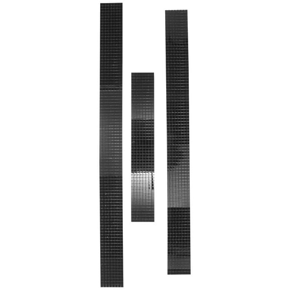 ELAYARD Black Acrylic Mirror Mosaic Stickers for Wall Decoration DIY Craft with Adhesive 1464pcs