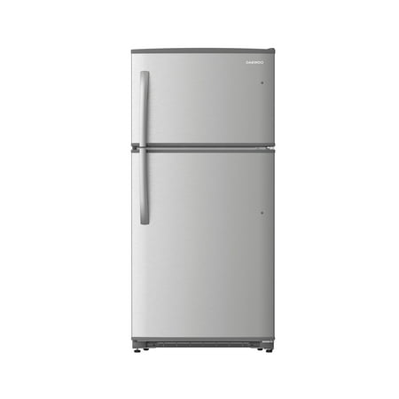 Daewoo RTE21GBSLS Top Mount Refrigerator 21 Cu. Ft. | Silver