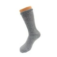 thumbnail image 5 of Mid Calf Crew Socks for Women 3 Pairs Gray Cotton Socks Size 9-11, 5 of 6