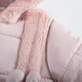 thumbnail image 7 of Zwiiyzr Kids Girls Parka Winter Coats with Faux Fur Hooded Fleece Lined Padded Coat Warm Fleece Jacket for Baby Girls Toddler 9M-3T Pink, 7 of 7