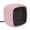Pink, variant on BOKYAN Portable Electric Space Heater, 1000W Desktop Ceramic Heater Fan for Small Office Home Space White, 6.7 x 5.9 x 5.1 inches / 17 x 15 x 13 cm, US 110V