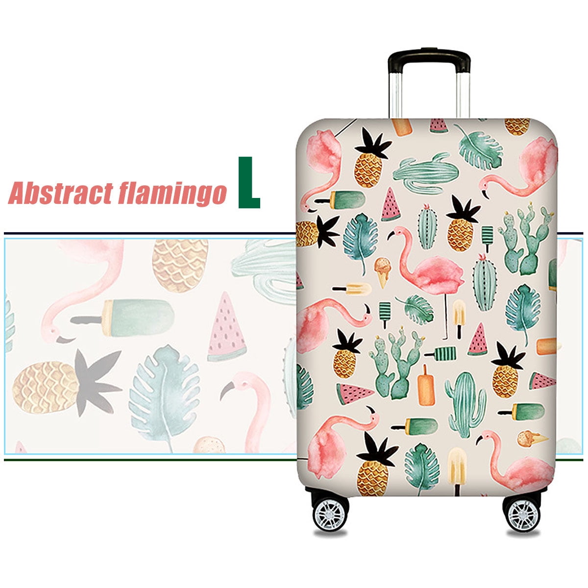 flamingo suitcase cover