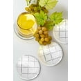thumbnail image 2 of Eternal 4" Crystal Coaster Set Radius Cut, 2 of 5