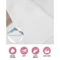 thumbnail image 6 of Ombre Blue Coastal Kitchen Dish Towels for Drying Dishes Set of 2, Summer Ocean Beach Gradient Waves Beige Waffle Weave Microfiber Hand Tea Bathroom Towels Quick Dry & Absorbent Towel 12x12, 6 of 7