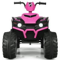 Topbuy Pink 12 V Electric Car Powered Ride-On with LED Lights