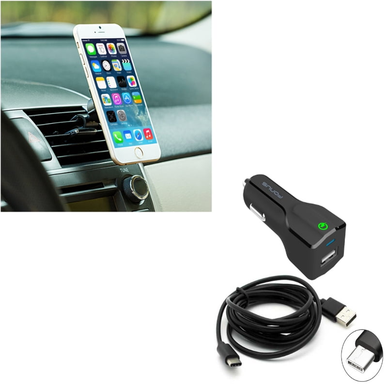 Car Charger with Car Mount for Samsung Galaxy S20/Ultra/Plus Phones