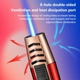 thumbnail image 3 of Deeceymbur Windproof Lighter for Smoking Straight Flame Torch Lighter Butane Refillable Inflatable Gas for Outdoor BBQ Baking, 3 of 5