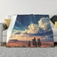 thumbnail image 1 of Fotbe Western Desert Cloud Cowboy Manta de Franela con Estampado, Manta Ultrasuave para Cama, Sofá, Auto, Hipoalergénica y Antibolitas-80"x60", 1 of 6