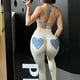 thumbnail image 2 of Pantalones capris de cintura alta para correr para mujer Pantalones de yoga deportivos de secado rápido Fridja  hfkajh98748, 2 of 5