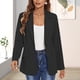 thumbnail image 5 of Cárdigan Mujer Casual Blazer Abrigo Chic Elegante Color Sólido con Bolsillos Desplazamientos Outwear Cgtredaw Negro T L para Mujer, 5 of 5
