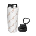 thumbnail image 2 of Lsque Leopard Print Pattern Water Bottle,18oz Sports Insulated Kettle for Cycling Gym Basketball Outdoor, Suitable as a Present, 2 of 7