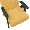 thumbnail image 5 of Modern Teddy Sherpa Accent Chair with Espresso Wood Frame - Cozy & Elegant Seating for Living Room & Office, 5 of 7