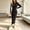 Black-A, variant on Women's Solid Cap Sleeve Deep V Neck Midi Dress, Slim Bodycon Pencil Dress, Elegant Fitted Long Dress for Business Wedding Guest Cocktail Party Blue-C M(M)