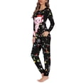 thumbnail image 2 of Renewold Christmas Lights Pajama for Women Fashion Pullover Tops Sweatshirt Sweatpants Set with 2 Pockets Axolotl Sweatsuit Winter Fall Clothing for Walking Jogger Size XL, 2 of 4