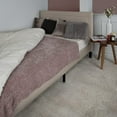 thumbnail image 2 of Quality Home Shiny Chenille Throw Blanket-60" Beige, 2 of 5